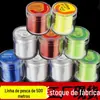 Linha de pesca 500 metros linha de nylon Linha principal sub-linha transparente linha para vara de pescar linha de rede de pesca linha para peixe grande linha de pesca linha de pesca atacado