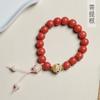 Pulsera de gato Bodhi rosa degradado para quemar carbón DIY para hombres y mujeres, rosario, adorno de estilo retro, lote de fábrica de joyería
