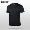 Camiseta Deportiva de Manga Corta de Secado Rápido para Hombre para Correr y Entrenamiento de Fitness Empalme de Malla Absorbente de Humedad Transpirable de Cuello Redondo Camiseta que Absorbe el Sudor