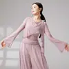 Disfraz de mariposa de malla para danza clásica, conjunto de entrenamiento para bailarinas, disfraz de danza moderna para mujeres, talla de adulto