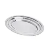 Travessa Oval Rasa 25cm Aço Inoxidável - Rojemac Profissional