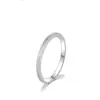 Popular anillo de acero de titanio con estrellas, no se decolora, de doble escalón para hombre, esmerilado liso, anillo de pareja de lujo ligero de nicho