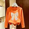 Camiseta para Niña para Primavera y Otoño 2026 Nueva Moda Mangas Largas para Niñas, Conjunto de Otoño para Bebé Niña, Camiseta Básica de Algodón Puro