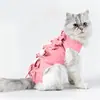 Ropa de Esterilización para Gatos, Ropa Quirúrgica para Gatas, Ropa para Destete, Ropa para Gatos Machos Anti-Lameduras Post-Cirugía # #