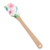 Espátula Pequena de Silicone com Cabo de Madeira Utensílio Doméstico Espátula de Manteiga Espátula Dividida para Manteiga Ferramenta de Natal para Assar