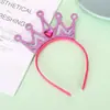 Innovador Aro para el Cabello de Princesa Coreana con Corona Lentejuelas Lindas Aro para el Cabello de Fiesta de Cumpleaños Tarjeta para el Cabello