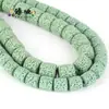 Cuentas de Pincel Ovaladas Cilíndricas de Piedra Volcánica Coloridas para Collar Pulsera DIY Accesorios de Joyería de Aromaterapia Venta Directa de Fábrica DIY