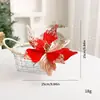 Venta Caliente Transfronteriza Flores de Navidad Simuladas Flores Decorativas DIY Arreglo de Escena Creativo Decoraciones para Árbol de Navidad Colgante para Arreglo Floral