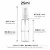 Frasco dispensador de loção tipo pump de PET em estoque 30ml transparente fino alto frasco de água-loção, disponível em vários tamanhos, frasco de embalagem portátil