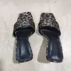 Sandalias de Tacón de Aguja Sexy y Elegantes para Socialités, Nuevas Chanclas de Leopardo con Tira Única de Tacón Alto para Verano y Otoño 2026