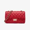 Bolso de mujer 2022 nueva moda estilo Chanel bolso rombos bolso con cadena al hombro bolso bandolera de mujer bolso clásico europeo y americano para mujer