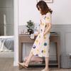 Pijamas de verano para mujer, estilo coreano, camisón de verano para mujer, de manga corta, para el hogar, para estudiantes, talla grande