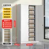 Archivero metálico de cinco secciones, gabinete multi-nivel para documentos con cerradura, gabinete para comprobantes financieros, gabinete de archivo para oficina
