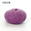 Xuefeier Marshmallow Lã Imitada Feltro Fio Grampo de Cabelo Bolsa Tricotada à Mão Boneca Material de Crochê Bolsa de Material Bola de Lã