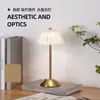Luminária de Mesa Retrô Popular de Cristal com Dimerização de Três Cores, LED por Toque, Luxo Leve, Atmosfera de Alto Padrão, Luminária de Cabeceira para Quarto Interno