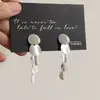 Pendientes de Borla con Lentejuelas Metálicas en Forma de Corazón, Diseño de Nicho Transfronterizo Europeo y Americano, Modernos y Versátiles, Lujo Ligero, Pendientes de Alta Gama