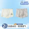 Ropa interior para niños de 10 a 15 años, calzoncillos bóxer tipo A de seda helada para bebé, estilo fino de verano para niños y bebés