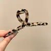 Pinza para el pelo coreana para mujer, pinza de tiburón de estilo simple, pasador de alta gama, pinza para la parte trasera de la cabeza, pinza de hueso de dragón con lunares