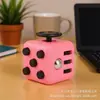 Fidget Cube Cubo Mágico de Descompressão Novo Estranho Brinquedo de Descompressão Seis Lados Cubo Mágico de Alívio de Estresse Brinquedo de Alça Impressão de Logo