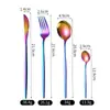 Amazon transfronterizo acero inoxidable 410 vajilla portuguesa titanio mate hotel cuchillo, tenedor y cuchara para postre occidental steak