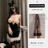 Shimeisha: Lencería sexy, seductora y pura, para bustos pequeños, cheongsam, fácil de quitar, con cordones seductores, uniforme con abertura qqny