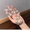 Versão coreana do anel de cabelo de linha telefônica de pérola, corda de cabelo de alta elasticidade e durabilidade, corda de cabelo temperamento feminina, nova, 2023