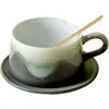Taza de Café Cerámica Creativa Cultural, Paisaje de Montaña Degradado Dinastías Tang y Song, Taza de Cerámica, Vaso de Agua, Taza de Regalo de Cumpleaños de Alto Valor Estético