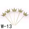 Inserts Decorativos Brillantes para Pastel Estrella de Cinco Puntas Corona Corazón Bandera Inserts Decoración para Hornear Postre Boda