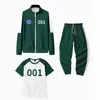 Sudadera Deportiva Infantil Otoño Cuello Alto Cremallera () Conjunto de Tres Piezas Azul Verde Oscuro X-O Nuevo Digital