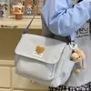 Bolsa de Ombro Feminina Grande Capacidade Versátil Estilo Japonês 2025 Bolsa Transversal para Estudante Bolsa Mensageira de Alto Valor
