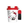 Termo de Hello Kitty de acero inoxidable 316, taza portátil de alto valor con popote para niñas, taza de café para regalo de pareja