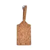 Etiqueta de registro de equipaje con textura de corcho Etiqueta de registro de viaje Etiqueta de equipaje de cuero PU Etiqueta de equipaje con textura de madera