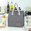 Bolsa de aislamiento catiónico a prueba de aceite impermeable papel de aluminio bolsa de almuerzo aislamiento frío bolsa de almuerzo gran capacidad portátil bolsa de picnic