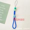 Nuevo Lanyard para Teléfono Móvil de Flor de Dibujos Animados Anti-Pérdida Creativo para Muñeca Cuerda de Nylon Llave Colgante Hebilla Cadena Corta para Mano