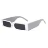 Óculos de Sol Quadrados de Pernas Largas com Armação Estreita, Estilo Europeu e Americano, Moda Personalizada, Óculos de Sol Hip-Hop, Estilo de Rua Cyberpunk, Óculos de Sol Tendência
