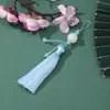 8cm Tres Capas Flor de Loto Borla Bodhi Perla de Loto Borla Colgante Accesorio Funda de Teléfono Correa Cadena Colgante