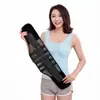 Cintura totalmente elástica, diseño transpirable de malla negra, soporte lumbar, cinturón de cintura con correa fija, soporte lumbar fino para correr en verano