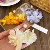 Pendientes Rosas Dulces de Flores Estilo Vacaciones de Verano para Mujer Diseño de Nicho Pendientes de Perlas Exagerados Populares de Playa
