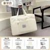 Bolsa de armazenamento de viagem de grande capacidade, portátil para homens e mulheres, bolsa de academia em rosa, roxo, preto, design simples e elegante