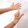 Guantes de lana tejidos ins estilo coreano de moda combinan con todo para mujer de cinco dedos pantalla táctil engrosados cálidos lindos estudiante