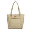 2025 Nuevo Bolso de Hombro Bolso de Mujer Moderno Más Fácil de Combinar Moda Casual Versión Coreana Gran Capacidad Color Sólido Bolsa de Lona para Viaje