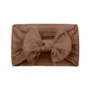 Accesorios para el Cabello de Bebé Nuevos Transfronterizos Comercio Exterior Diadema de Nylon para Bebé Diadema Lazo Ancho Jacquard Diadema Infantil