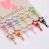 Llavero Estrella Pintada con Cierre de Langosta Especial para Cuentas Colgante de Hebilla de Puerta Pintada con Spray de Colores Accesorios para Joyería DIY