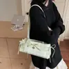 Bolso de Axila Dulce con Lazo Estilo Coreano para Mujer, Nuevo Modelo 2026, Simple y Versátil, Exquisito Bolso Baguette de Hombro Único