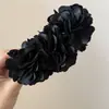 Pinza de Plátano Flor Yimengling Mismo Estilo Azul-Verde Menta para Mujer, Pasador Estilo Hada, Pinza Retorcida, Pinza para Moño, Accesorio para el Cabello