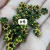 Linterna de anillo caliente multicolor hebilla de piña pulsera tejida a mano accesorios de cuerda nudo de hilo dorado joyería pequeña al por mayor