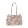 Bolso Tote Fresco Dulce Plisado Bolso de Mano Gran Capacidad Lunares 2026 Nuevo Estilo Coreano Moda Bolso Cruzado Tendencia