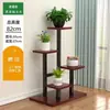 Estante para Flores de Hierro Forjado de Múltiples Niveles Estilo Nórdico con Ruedas, Soporte Móvil para Macetas de Piso para Sala de Estar, Estante para Almacenamiento de Flores en Balcón