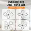Lustre Ventilador de Teto Novo Modelo 2026 para Restaurante, Ventilador de Teto Ultra Silencioso com Alto Fluxo de Ar para Casa, Lustre Ventilador de Quarto Quadrado de Cristal