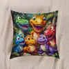 Fundas de Almohada 3D Más Vendidas Transfronterizas con Animales Lindos Adecuadas para Decoración de Sofá y Sala de Estar en Casa, Fundas de Cojín Personalizables